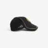 Cappellino da uomo con stemma navale, nero