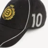 Cappellino da uomo con stemma navale, nero