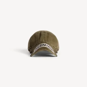 Cappellino da uomo in nastro adesivo color kaki