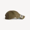 Cappellino da uomo in nastro adesivo color kaki