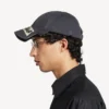 Cappellino da uomo in nastro adesivo, nero sbiadito Cappellino da uomo in nastro adesivo, nero sbiadito