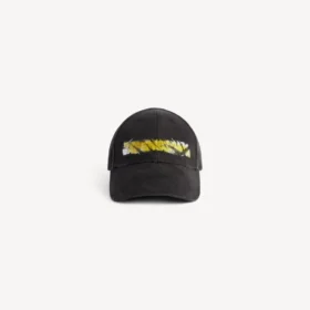 Cappellino da uomo “Messy Spray” in nero