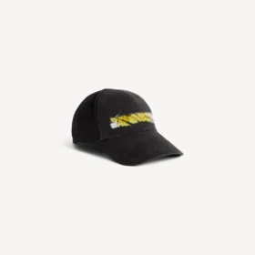 Cappellino da uomo “Messy Spray” in nero