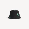 Cappello a secchiello da donna 520 stickers in nero