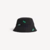 Cappello a secchiello da donna 520 stickers in nero