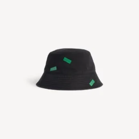 Cappello a secchiello da donna 520 stickers in nero