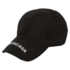 Cappello in gabardina con logo ricamato BLGA-531588-410B7-BK