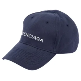 Cappello in gabardina con logo ricamato BLGA-531588-410B7-BL