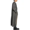 Cappotto a quadri doppiopetto “Black Grey” 704488TMU021070