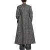 Cappotto a quadri doppiopetto “Black Grey” 704488TMU021070