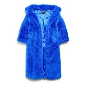 Cappotto con spalle scoperte “Royal Blue” 794648TPQ234210