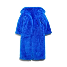 Cappotto con spalle scoperte “Royal Blue” 794648TPQ234210