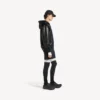 Cappotto corto da uomo con cappuccio, nero Cappotto corto da uomo con cappuccio, nero