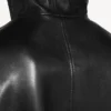 Cappotto corto da uomo con cappuccio, nero Cappotto corto da uomo con cappuccio, nero