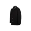 Cappotto in misto lana con doppio colletto “Nero” 626314TIU071000