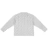 Cardigan con logo all-over “Grigio chiaro-Bianco” 699822T32331461