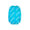 Cardigan con logo monogramma, vestibilità comoda “Blue” 625330T31784661