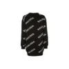 Cardigan con logo oversize “Black” 555275T14711070