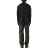 Cardigan con logo tono su tono su tutta la superficie “Black” 720058T16611000