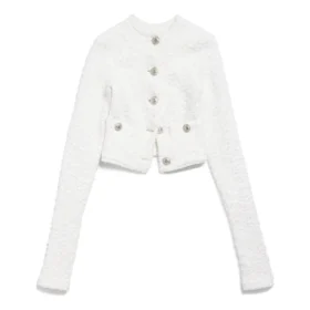 Cardigan corto “White” 793604T33289000