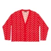Cardigan Mini Allover Logo “Red White” 699822T32336090
