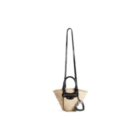 Cestino piccolo Le Cagole “Beige Black” 7710652AAVE9260