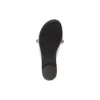 Ciabatte Cagole Metallic “Silver Black” 694342WBDK38018