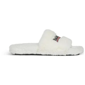 Ciabatte con pelliccia “White” 654261W2DO19906