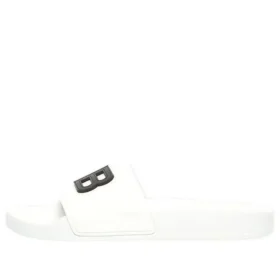 Ciabatte da piscina con logo 3D BB “White” 656434W1S8B9034