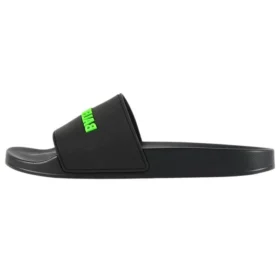 Ciabatte in gomma “Black Fluo Green” 565826W1S811030
