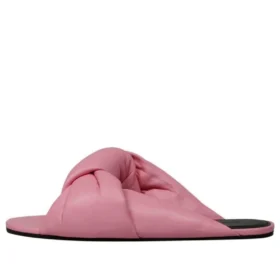 Ciabatte in pelle morbida “Pink” 636576WA2M05048
