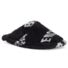 Ciabatte in pelliccia “Allover Logo – Nero” 699675W2B411090