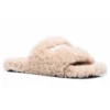Ciabatte in pelliccia “Beige” 654747W2DO19796