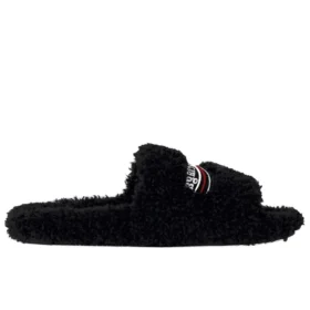 Ciabatte in pelliccia “Black” 654261W2DO11096