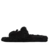 Ciabatte in pelliccia “Cities Paris Black” 654747W2DO21001