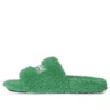 Ciabatte in pelliccia “Green” 654747W2DO13096