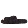 Ciabatte in pelliccia “Nero” 654261W2DO21008