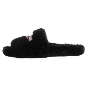 Ciabatte in pelliccia “Nero” 654747W2DO11096