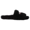 Ciabatte in pelliccia “Nero” 654747W2DO11096