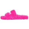 Ciabatte in pelliccia “Pink” 654261W2DO15096