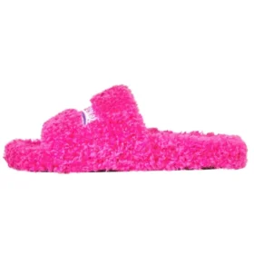 Ciabatte in pelliccia “Pink” 654261W2DO15096