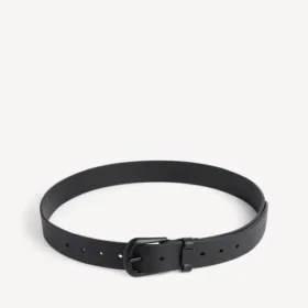 Cintura da abito da uomo nera