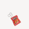 Ciondolo/portachiavi “chips” in rosso Ciondolo/portachiavi “chips” in rosso