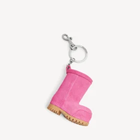 Ciondolo/portachiavi da donna a forma di mini stivale Alaska in rosa