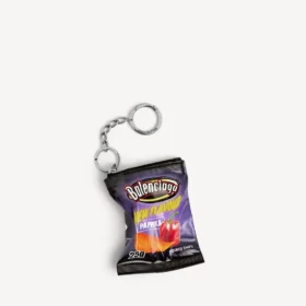 Ciondolo/portachiavi da uomo “chips” in paprika