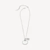 Collana con anello Saint-Germain in argento lucido