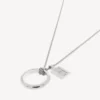 Collana con anello Saint-Germain in argento lucido