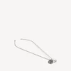 Collana con ciondoli a forma di ancora in argento anticato