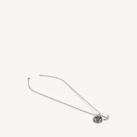Collana con ciondoli a forma di ancora in argento anticato