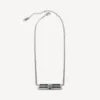 Collana con icona BB Icon in argento anticato